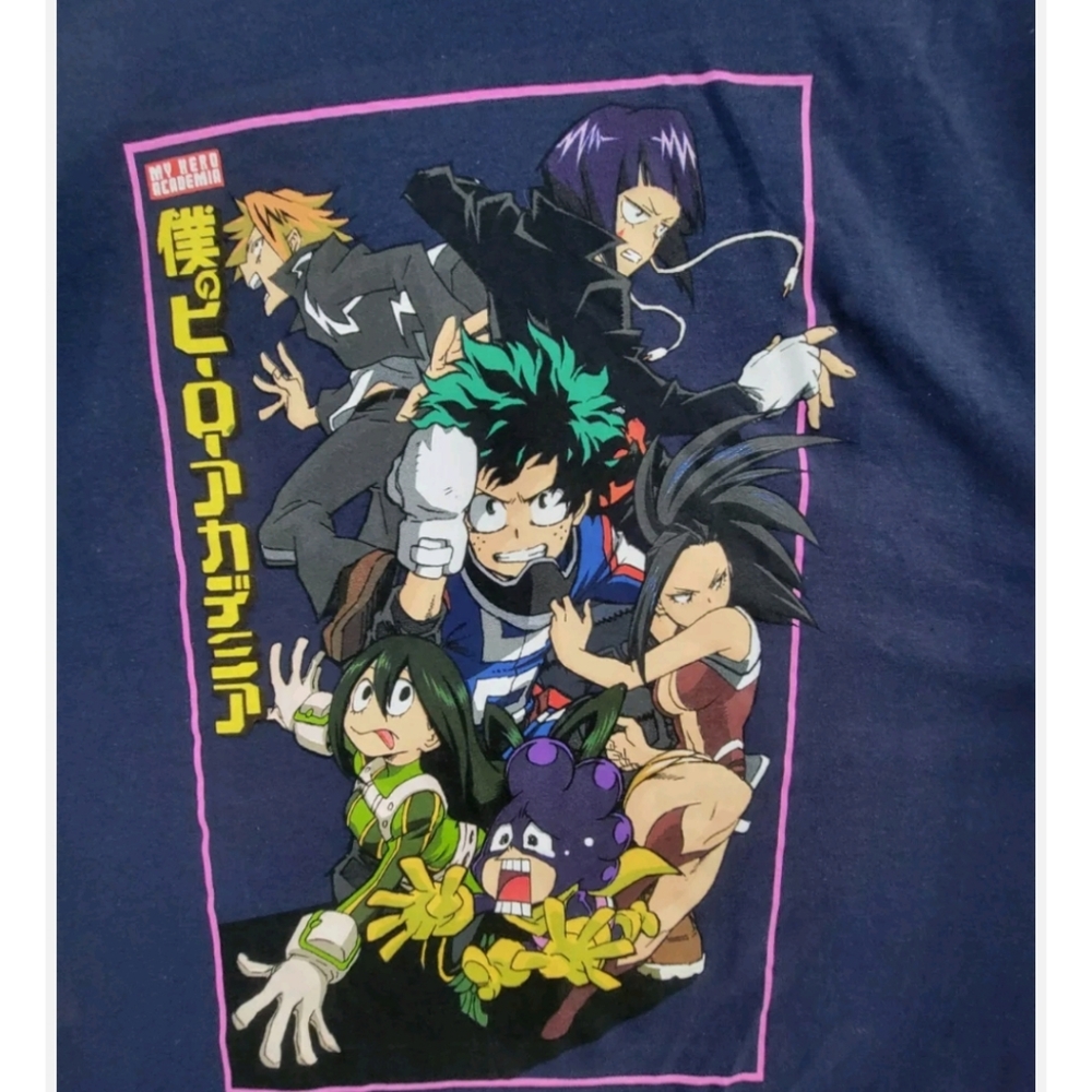 NEW Anime My Hero Academia Mens Short Sleeve Graphic T Shirt 2xl  Crewneck.